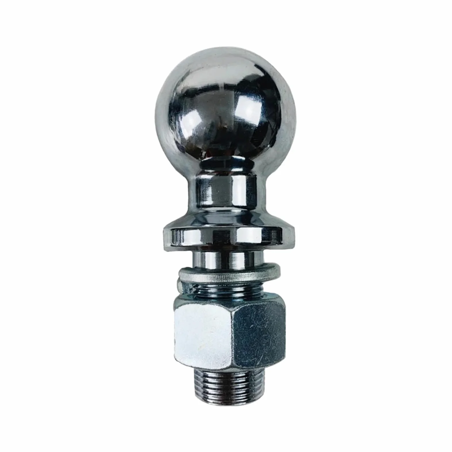 Genérico Bola de Remolque de Enganche cromada, diámetro del vástago de 2 "50mm1(M25). Capacidad de Bola de Remolque de Enganche de 5000 Libras, Piezas de Remolque, Acoplamiento de Remolque(2inchX1X1)