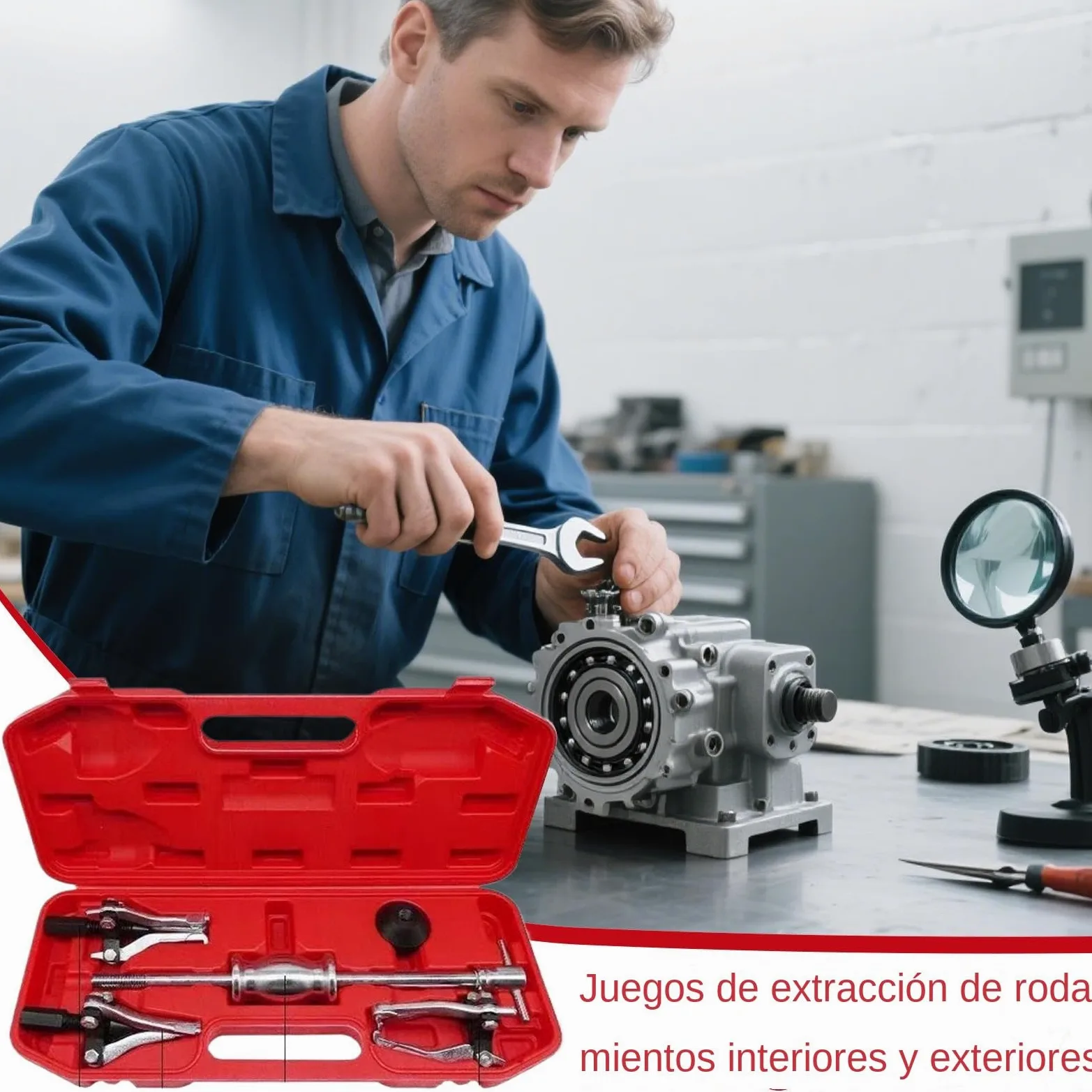 Juego De Extractores De Rodamientos Interior Y Exterior Extractores | Accesorios De Desmontaje Robustos Para Entusiastas Principiantes