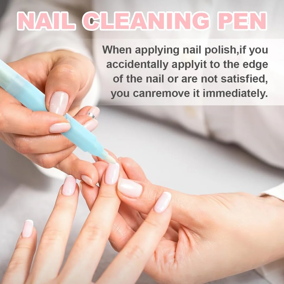 Set de 4 Rotuladores de Esmalte de Uñas Recargables para Manicura Profesional