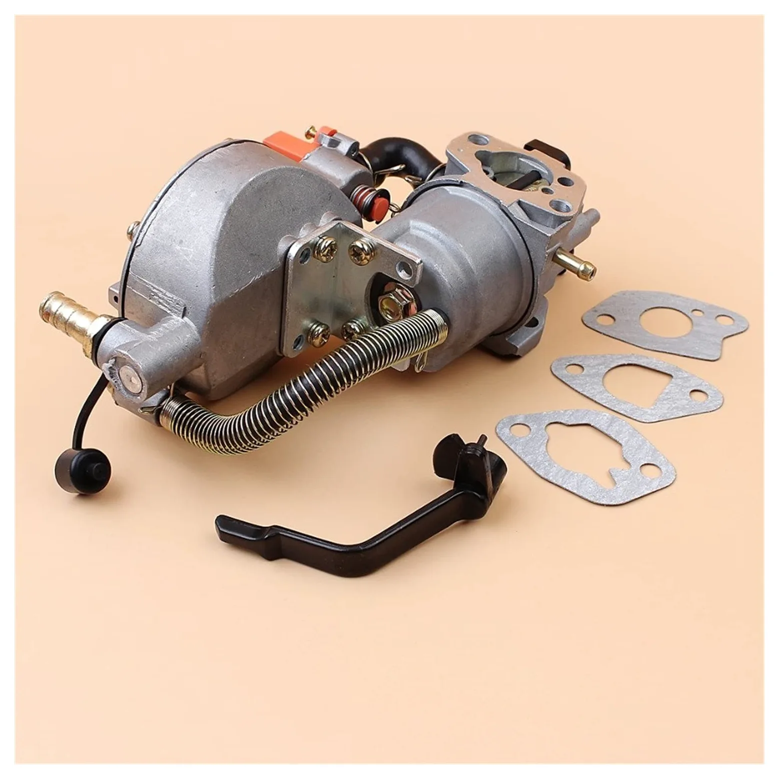 Carburadores Conversión Combustible Dual para Carburador, Generador para GX160 GX200 168F 170F 2KW 3KW para GLP para Gasolina CNG Carburador Combustible Dual Conjunto Carburador