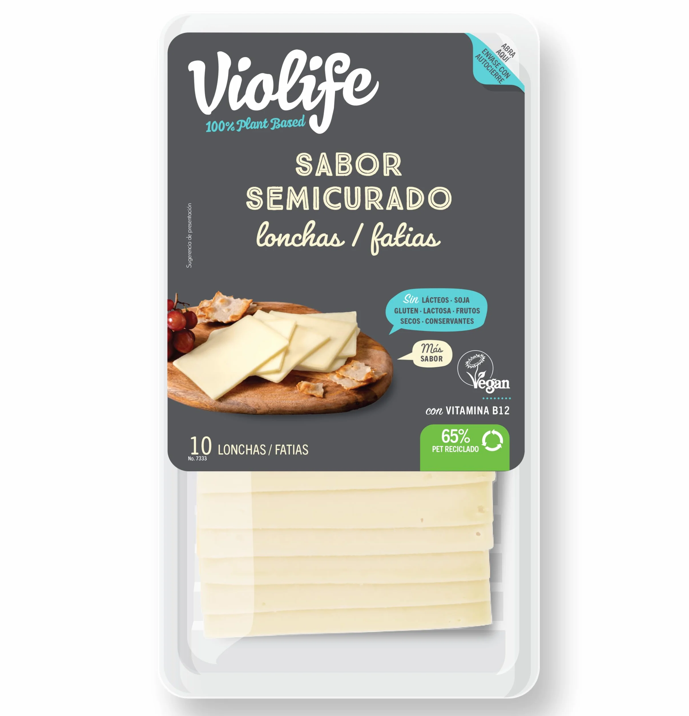 Violife Lonchas Sabor Semicurado 200g
