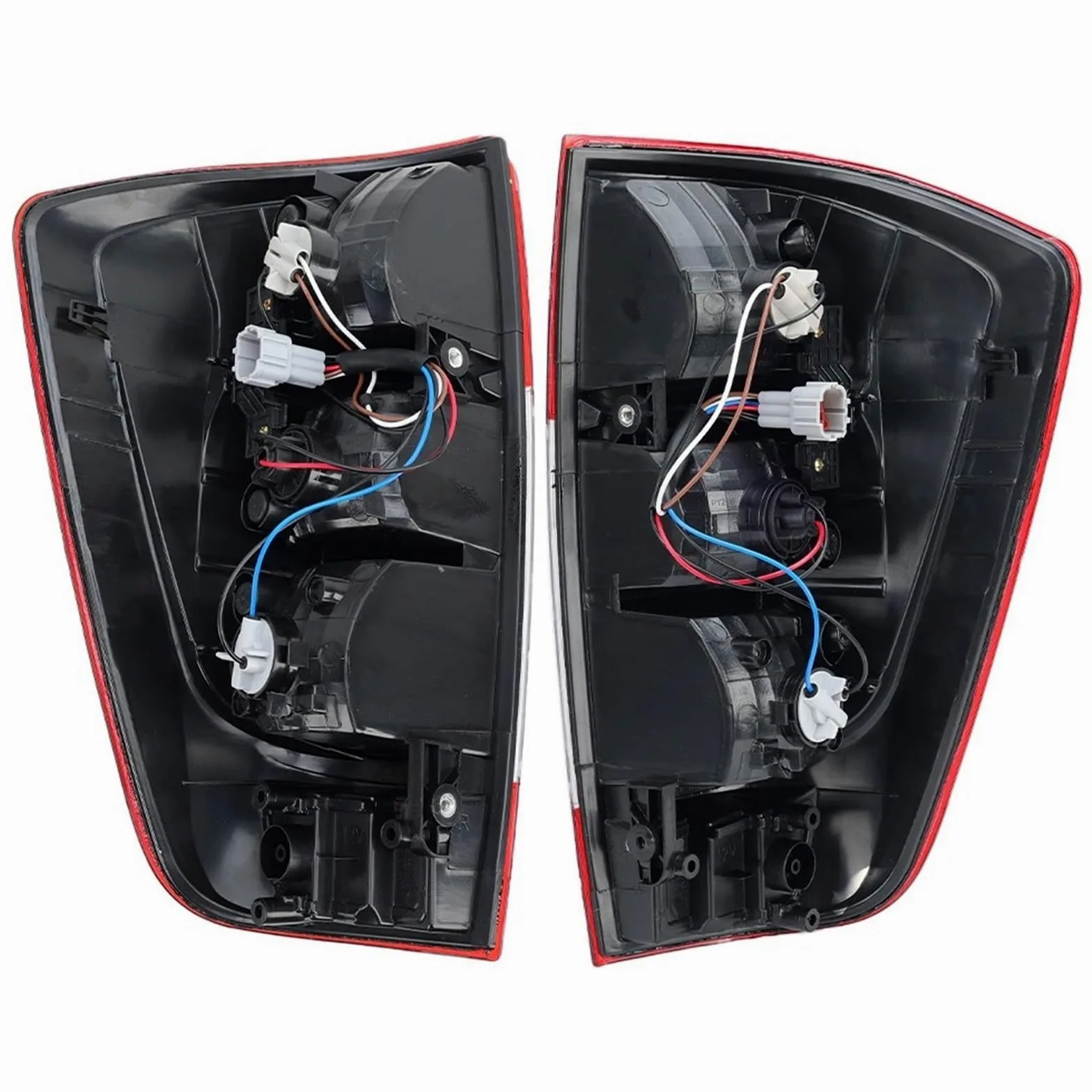 Faros Traseros Para Nissan Para Navara Para NP300 D23 2015-2020 Trasera Izquierda/derecha Sin Bombilla Luz De Señal Giro Freno Faro Trasero De Coche(Izquierda)