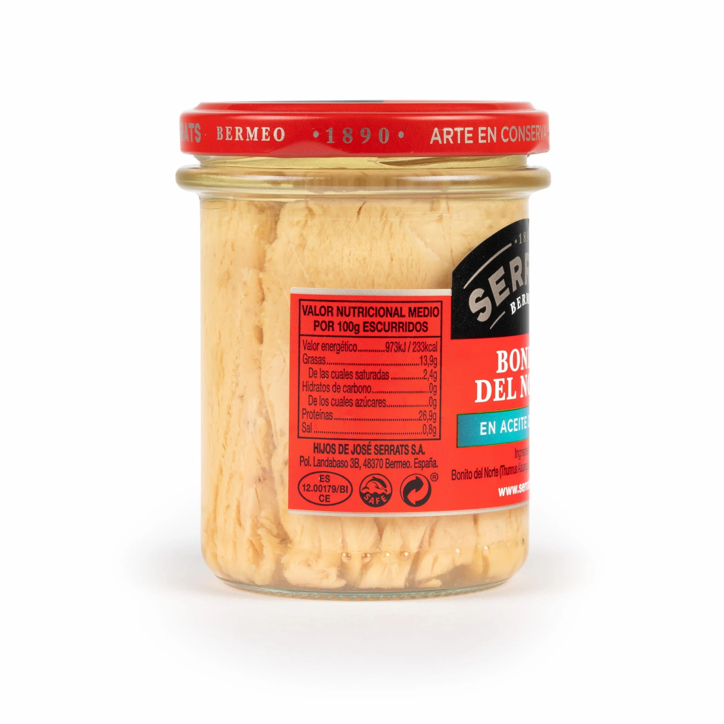 Conservas Serrats Bonito Del Norte al Natural 190g