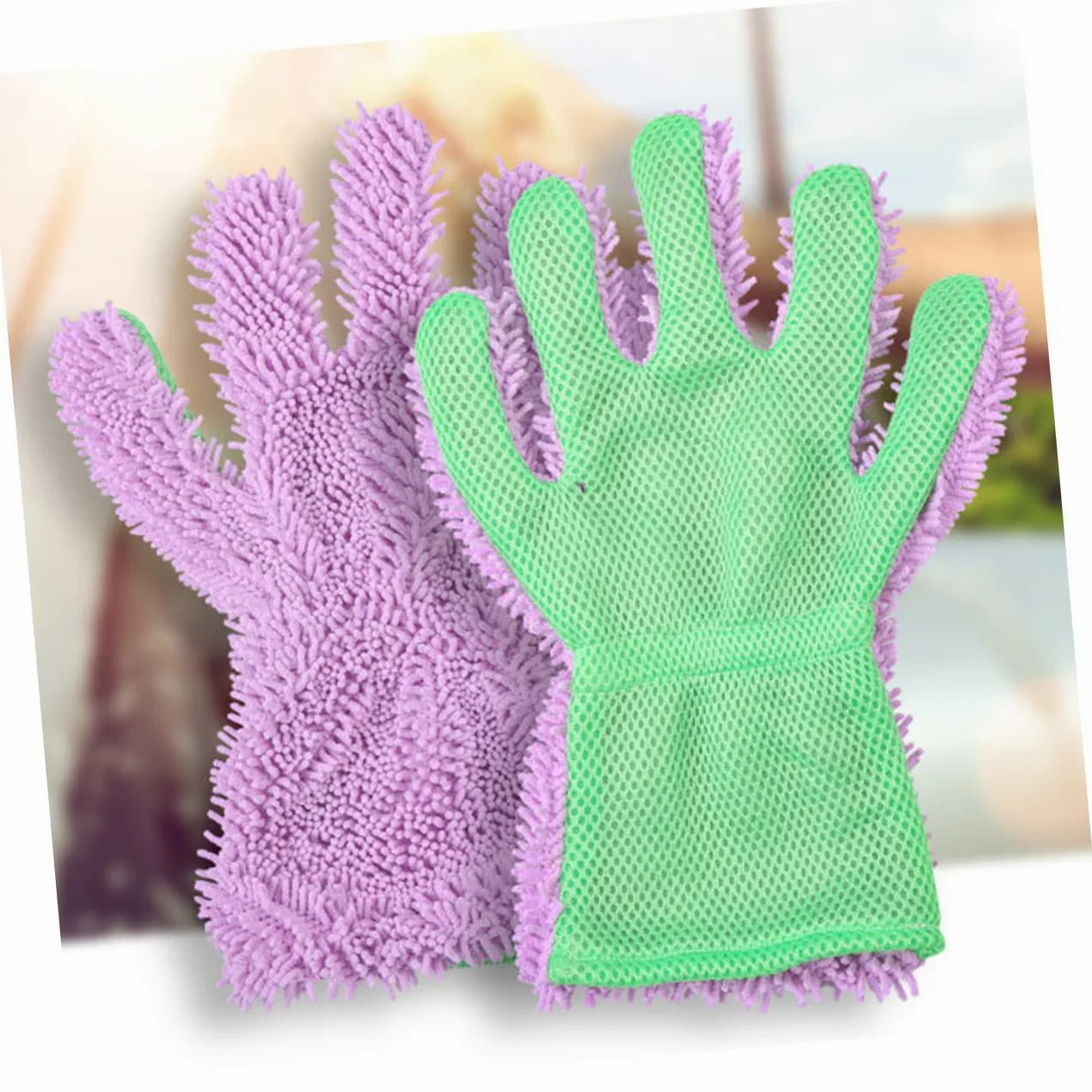 Guante Limpieza 3 Piezas Guantes De Lavado Automático Guante De Lavado De Autos Guante De Limpieza del Coche Guantes De Lavado De Autos