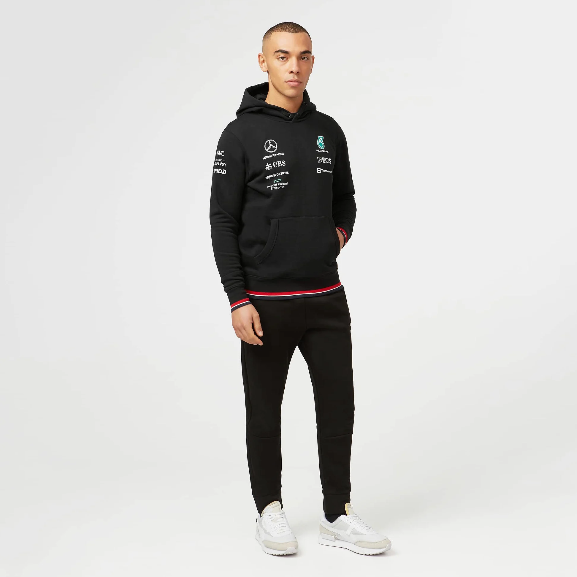 Mercedes AMG Petronas Formula One Team - Sudadera con Capucha Oficial de la Fórmula 1, colección 2022 Team