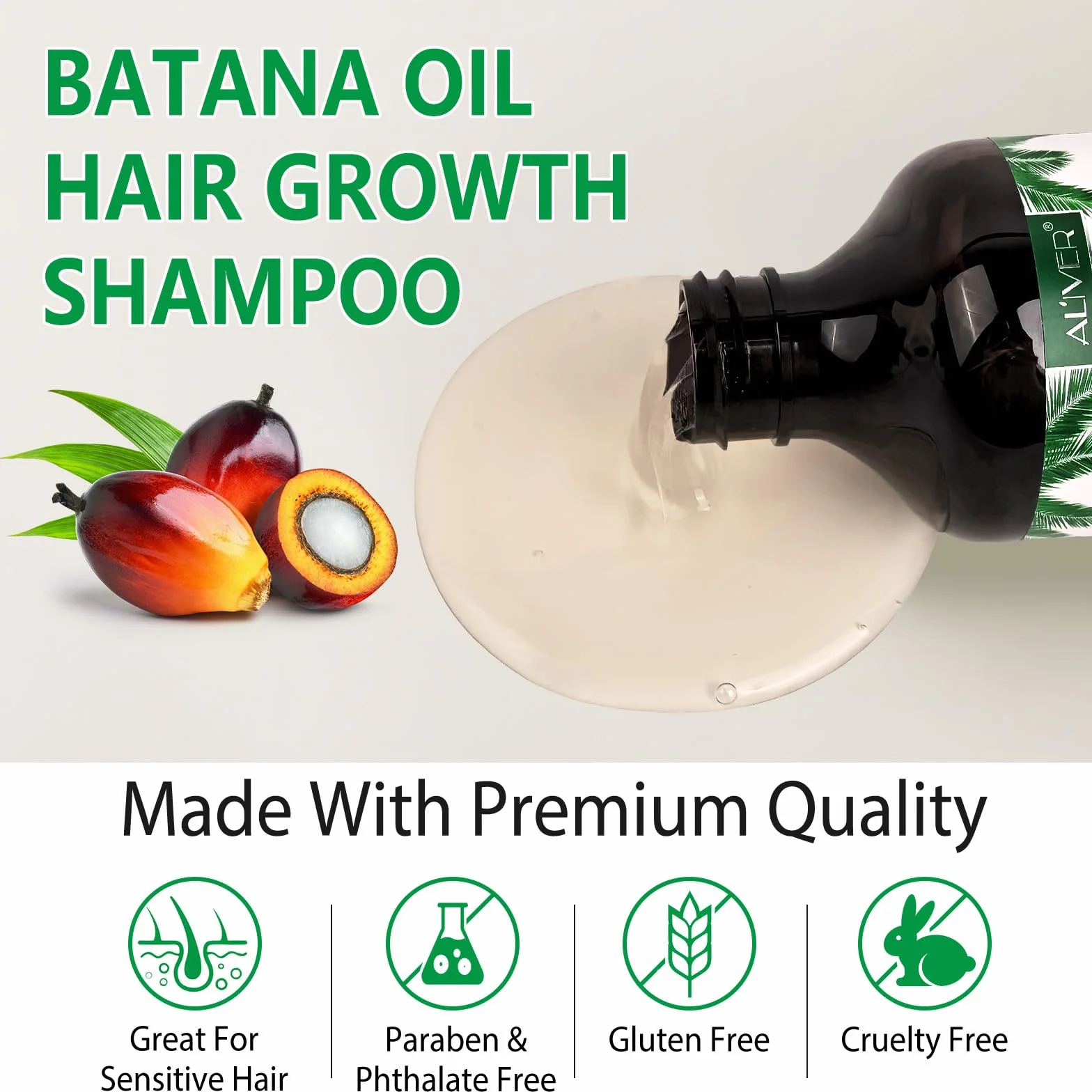 Batana Herbal Champú para adelgazamiento del cabello, 300 ml, Romero, Aceite de Argán y Biotina de Cebolla