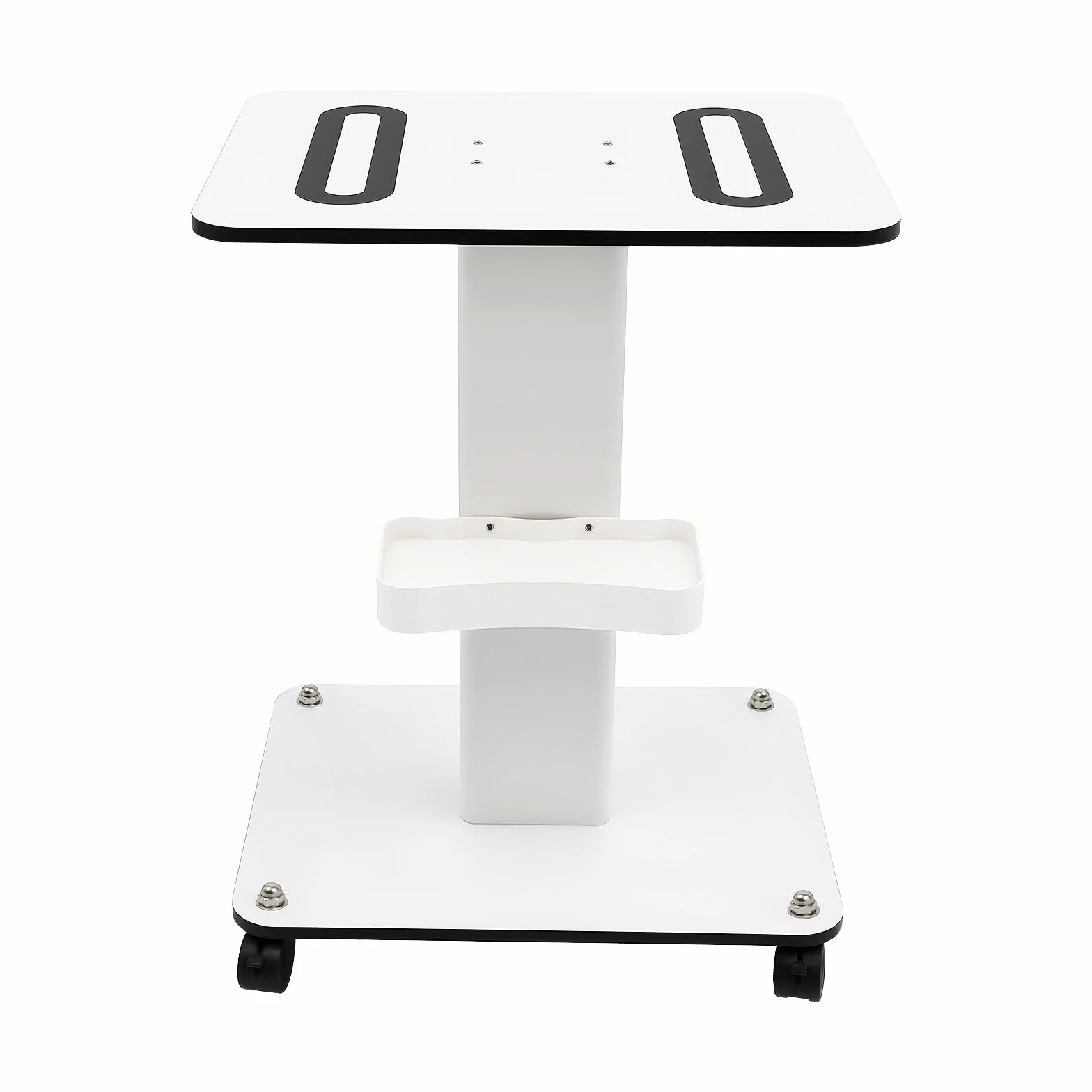 Beauty Rollwagen Carro de salón con freno 52 x 40 cm capacidad de carga 40 kg blanco