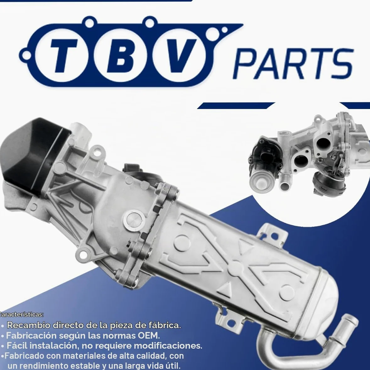 Válvula EGR 1.6/2.0 TDI 03L131512CF 03L131512CH 03L131512DQ 03L131512N 03L131512AP EGR Valvula con Enfriador para A3, Q3, Alambra, Altea, Leon, Octavia, Yeti, Caddy, Golf, Passat CAYC