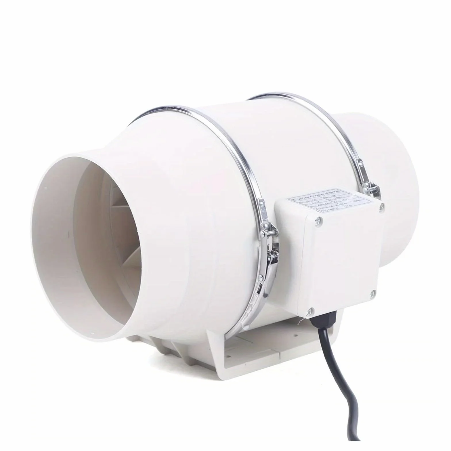 Ventilador de conducto en línea 4'', 5'' y 6'', ventilador extracción silencioso for conductos,Ventilación confiable(4 Inch)