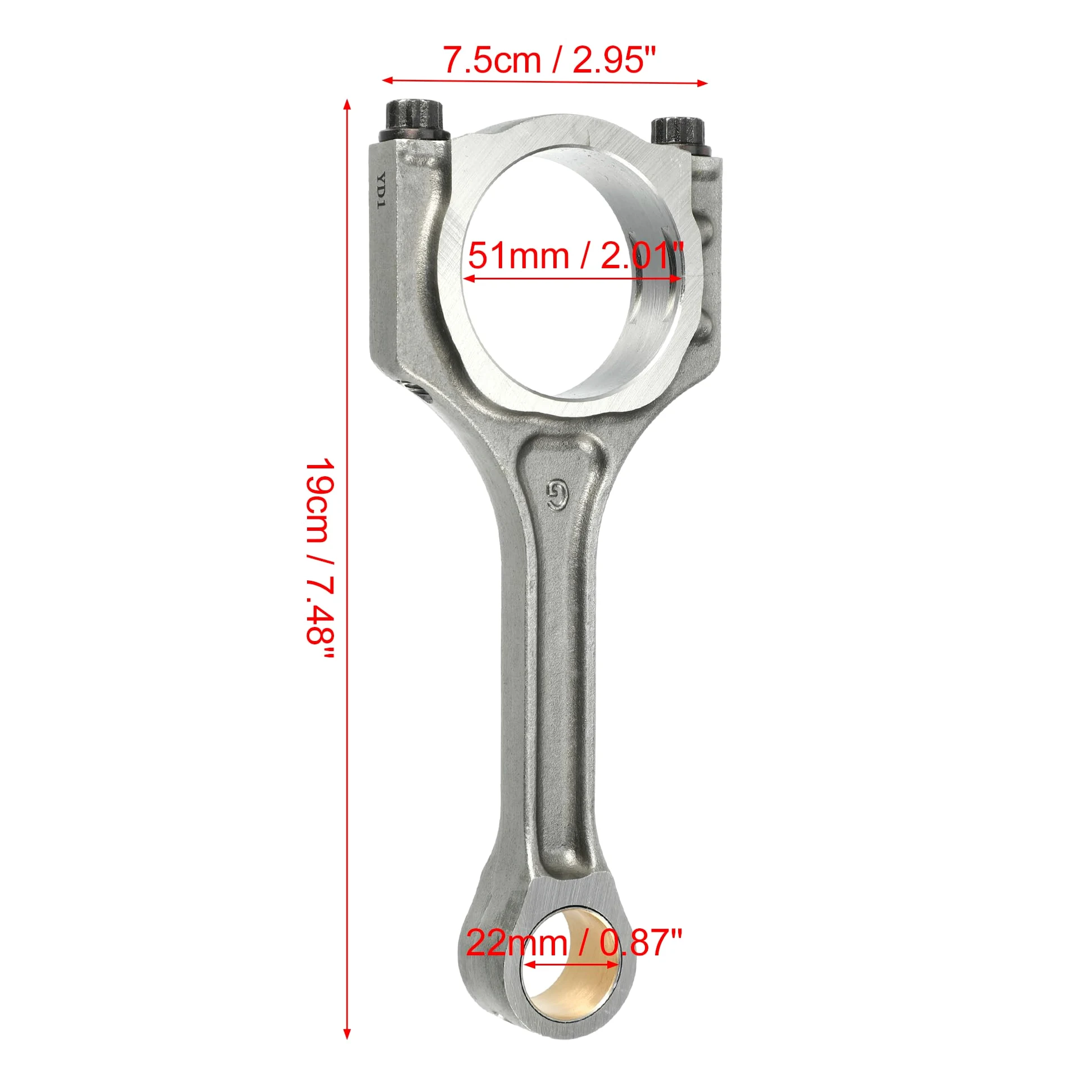 QUARKZMAN 4pcs Biela de Motor de Repuesto para Kia Optima 4 Puertas 2.4L 2011-2018 No.23510-2G500