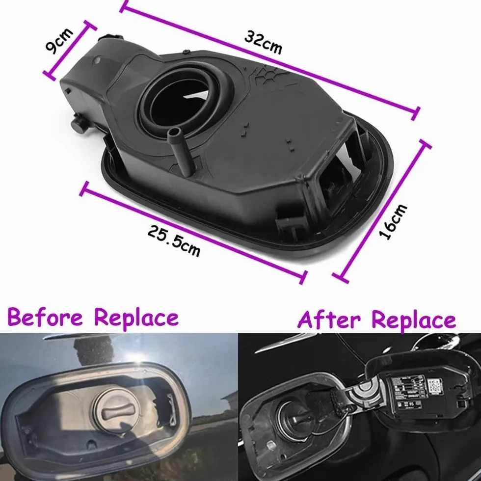 Tapón Depósito Gasolina Conjunto De Contorno De Tapa De Depósito Exterior LHD RHD Para Clase C W205 2015-2018 2056304404 2056303204 ATGCBCAUF