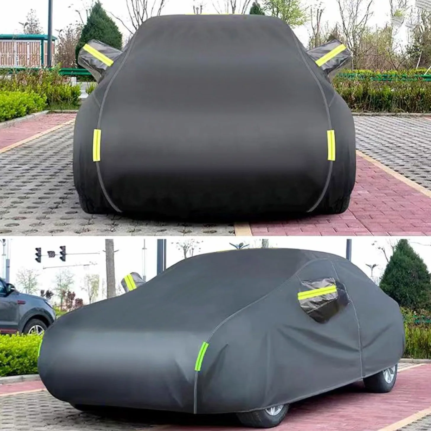 SePkus Funda para Coche Exterior para Opel GT (Roadster),2007-2010 Funda Coche,Funda Coche Impermeable,Cubre Coche Exterior,Transpirable,Protección UV con Cremallera(Color:J)