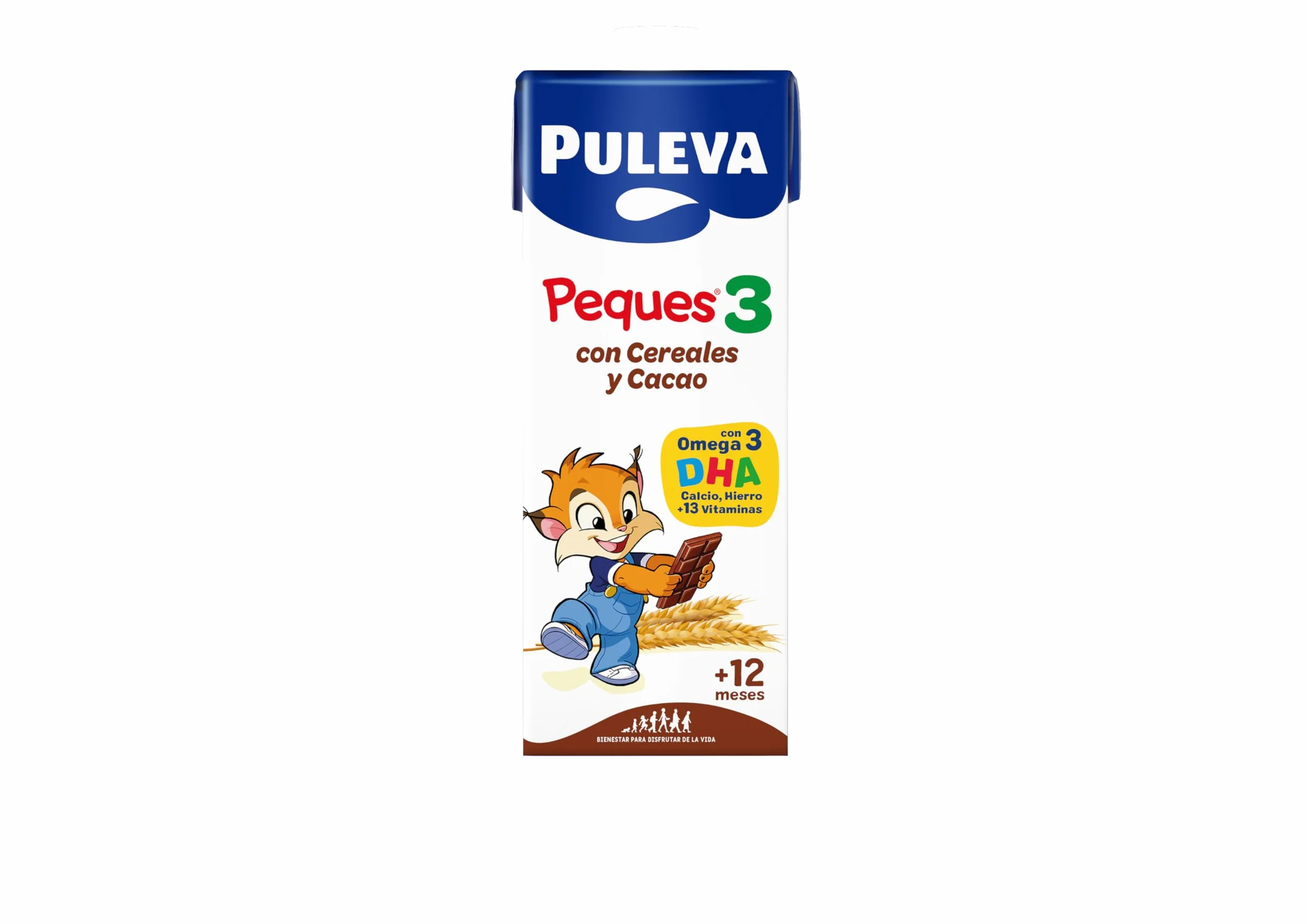 Puleva Peques Leche Infantil de Crecimiento con Cereales Tipo 3 Pack 3 x 200 ml