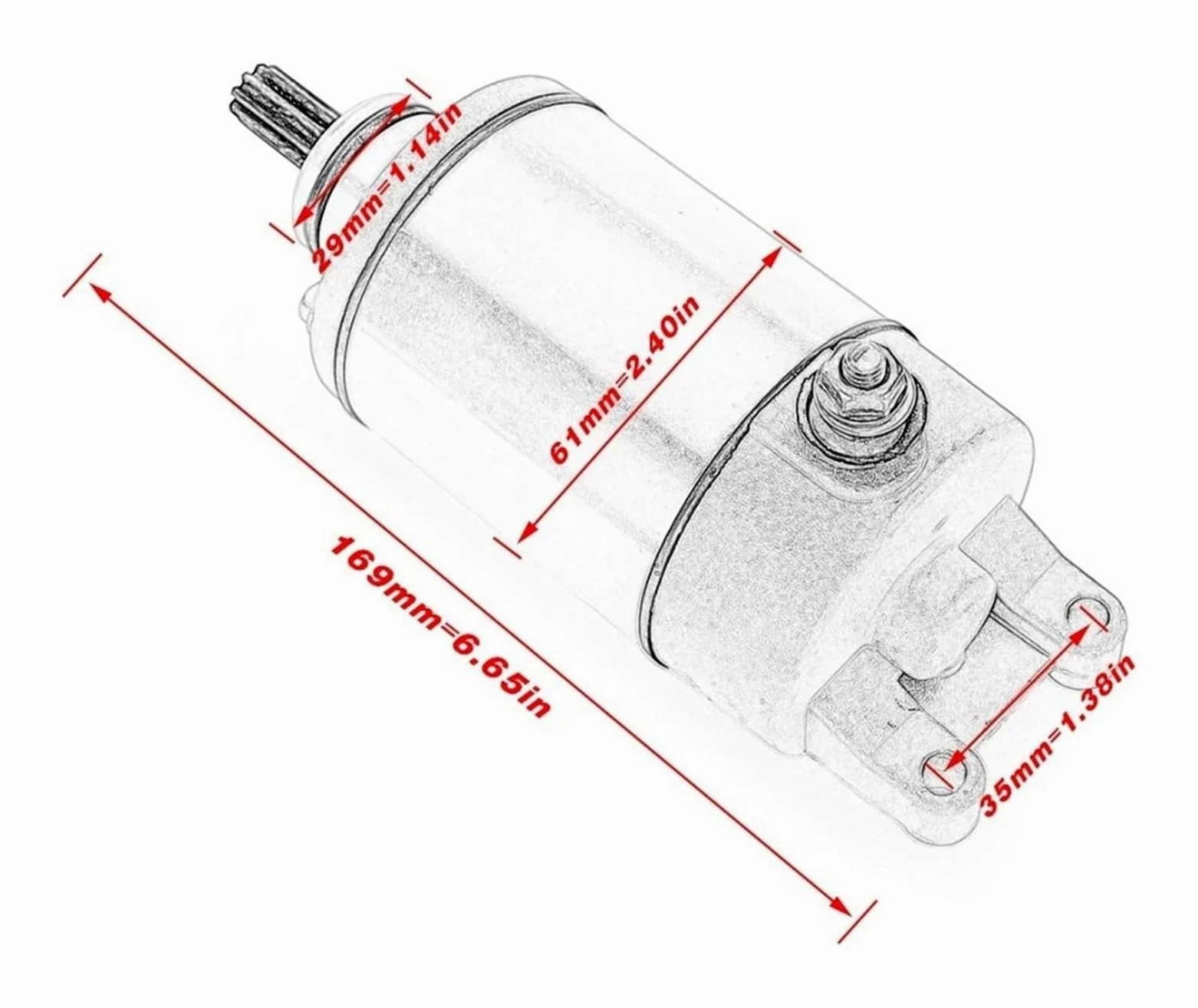 Motor Generador para Kawa&Saki para KLX400R para KLX400SR 2003 2004 para KSF400 para KFX 400 2003-2006 Motor De Arranque OEM:21163-S004