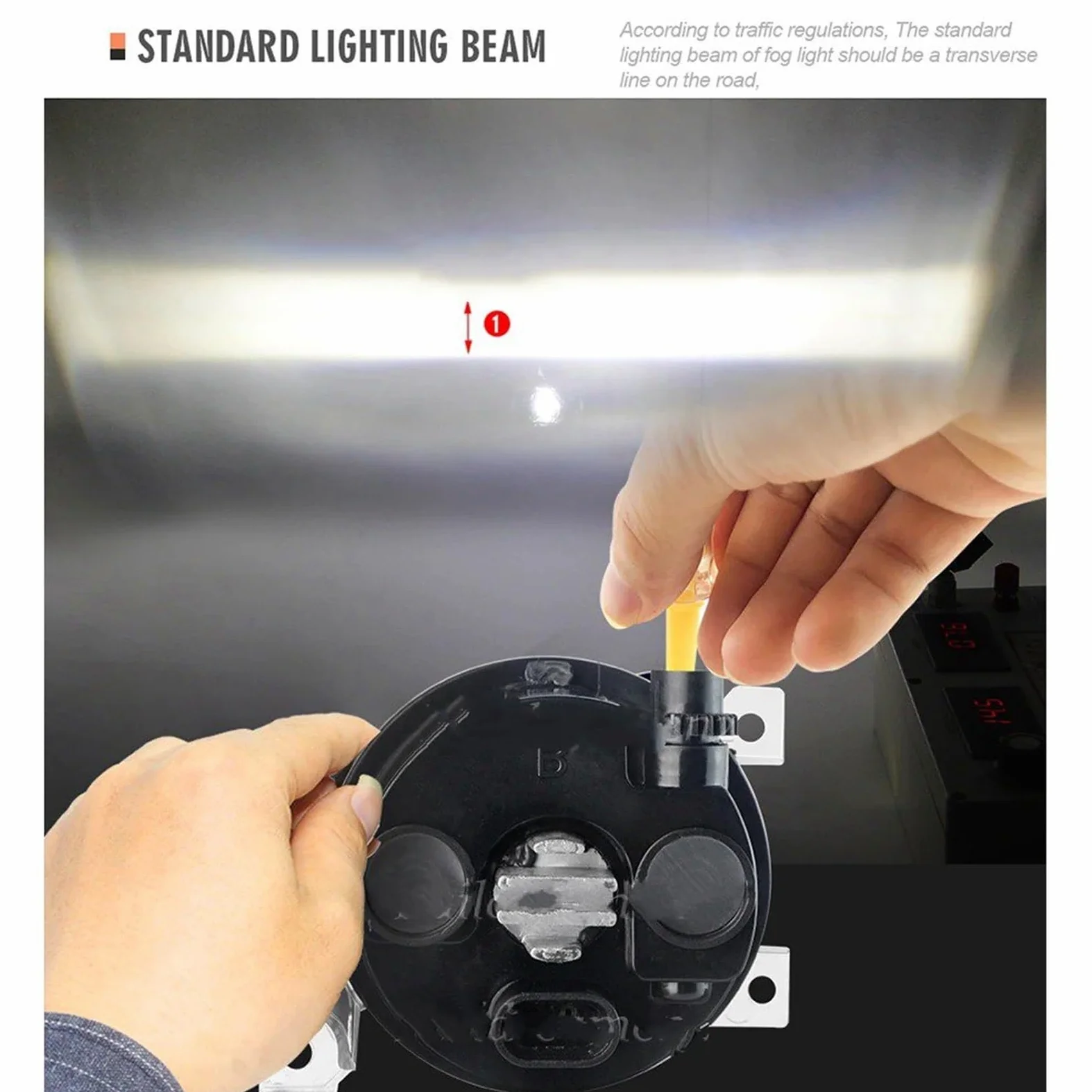 Faro antiniebla LED 2 Uds 30W 8000LM Montaje Luz Antiniebla Canbus Lente LED Coche Lámpara Para Benz Para Sprinter W907 W910 2019 2020 2021 2022 2023(Blanco)