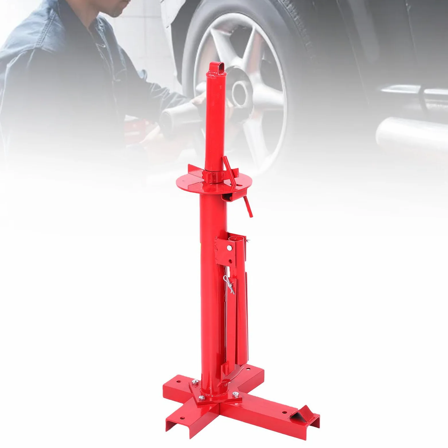 KIMISS Cambiador de Neumáticos Manual con Herramienta Portátil para Destalonar, Cambiador de Neumáticos de 8 a 16 Pulgadas para Automóviles, Camiones, Motocicletas