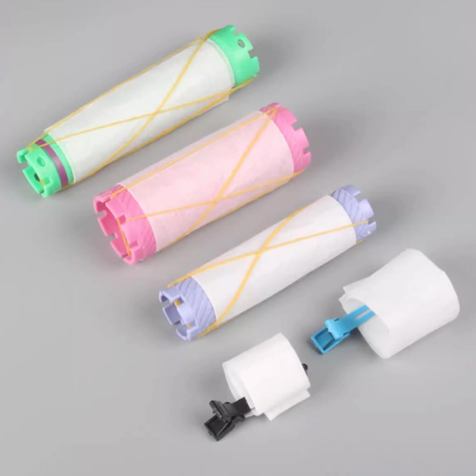 Juego de papel permanente para el pelo, papel de encaje ultrafino, 200 unidades