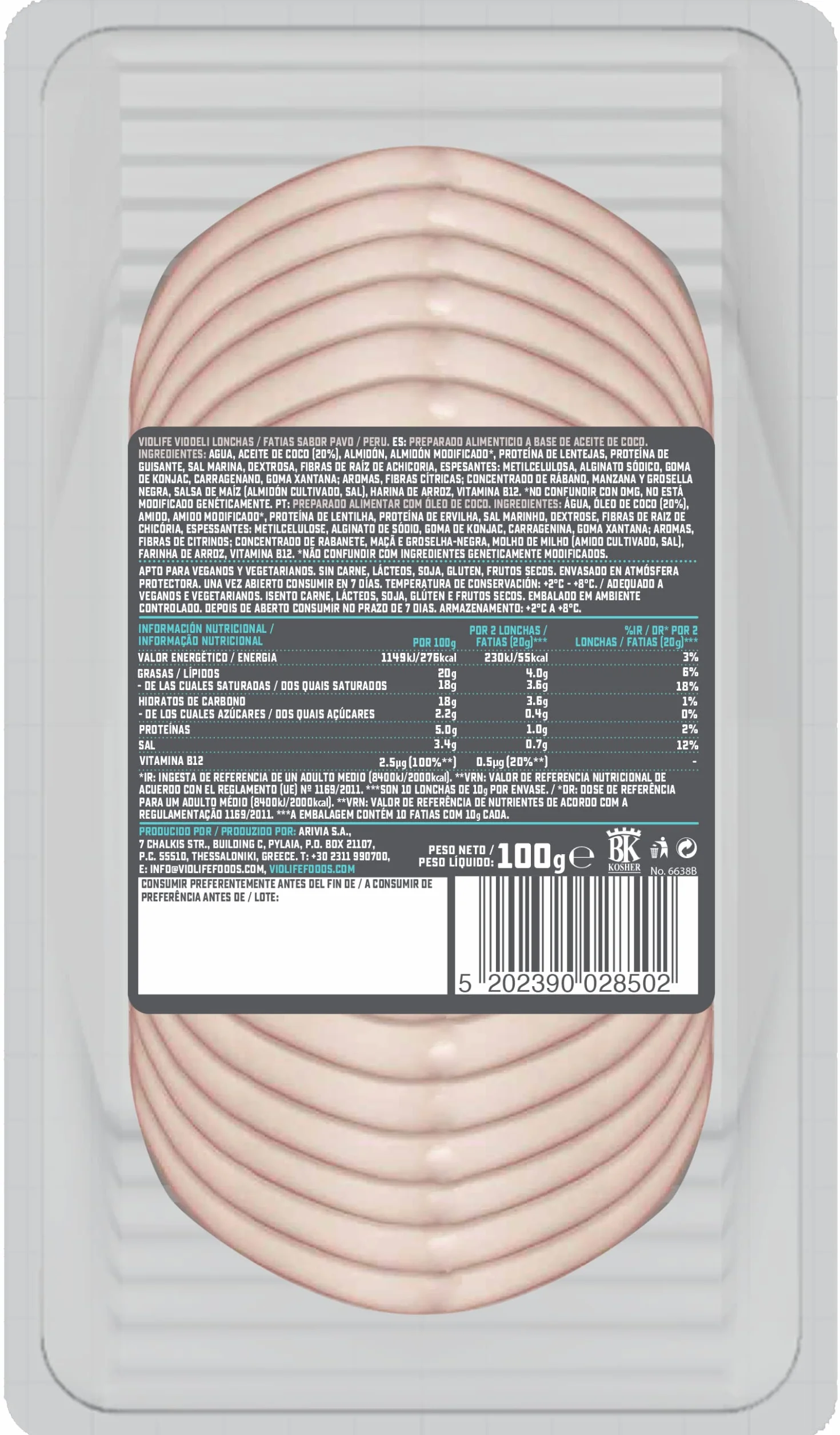 Violife Viodeli Estilo Pavo 100g