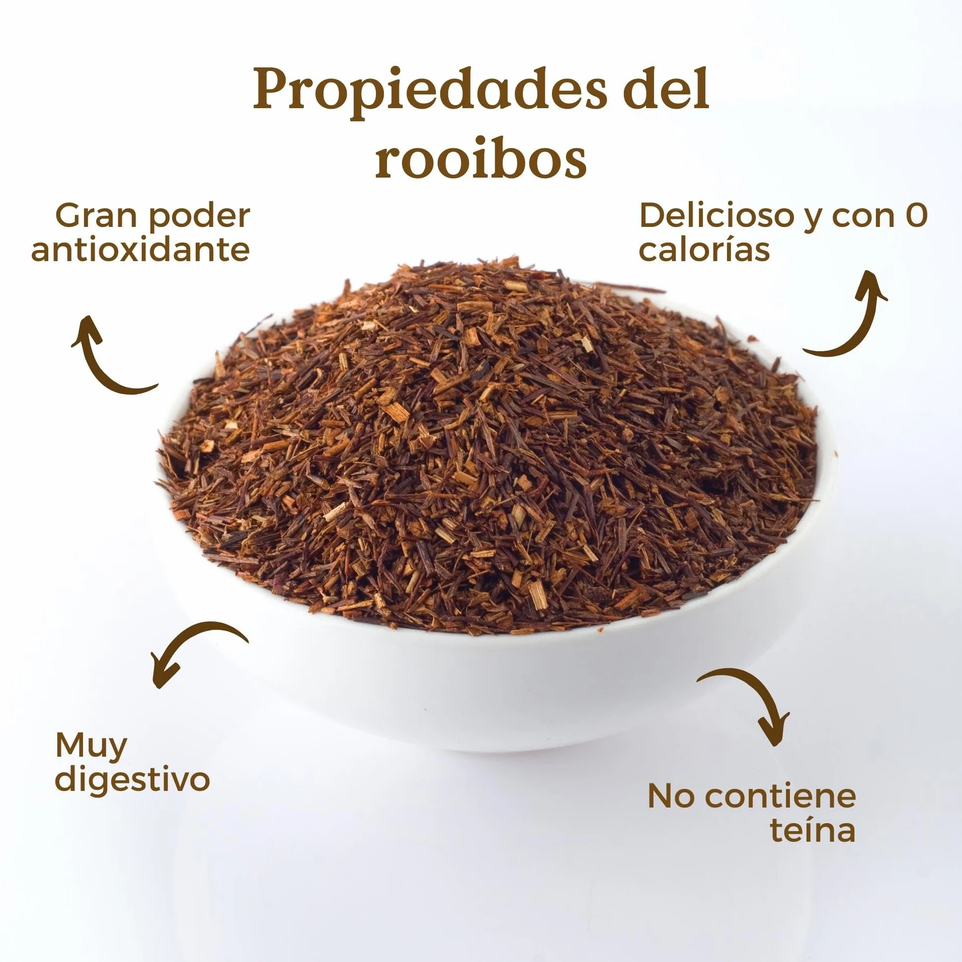 Té Rooibos Orgánico a Granel 200g 100 Tazas REPLANTEA