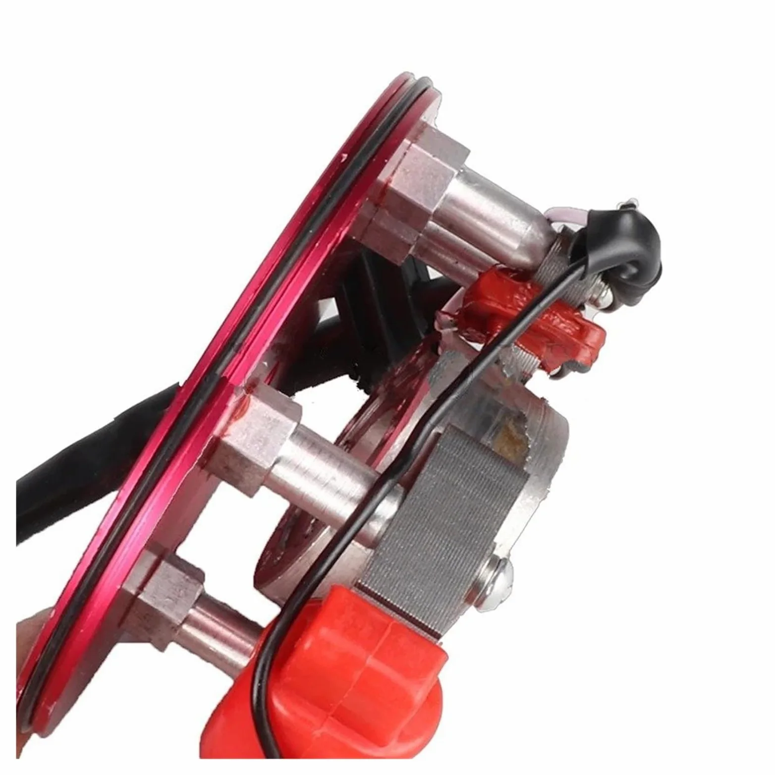 Motocicleta Bobina Encendido Kit Bobina Encendido Rotor Estator Magnético Rojo para Motocicleta para Scooter Kart ATV Cuatriciclo Piezas De Motor De 50/110/125/140/150 CC Encendido Bujía