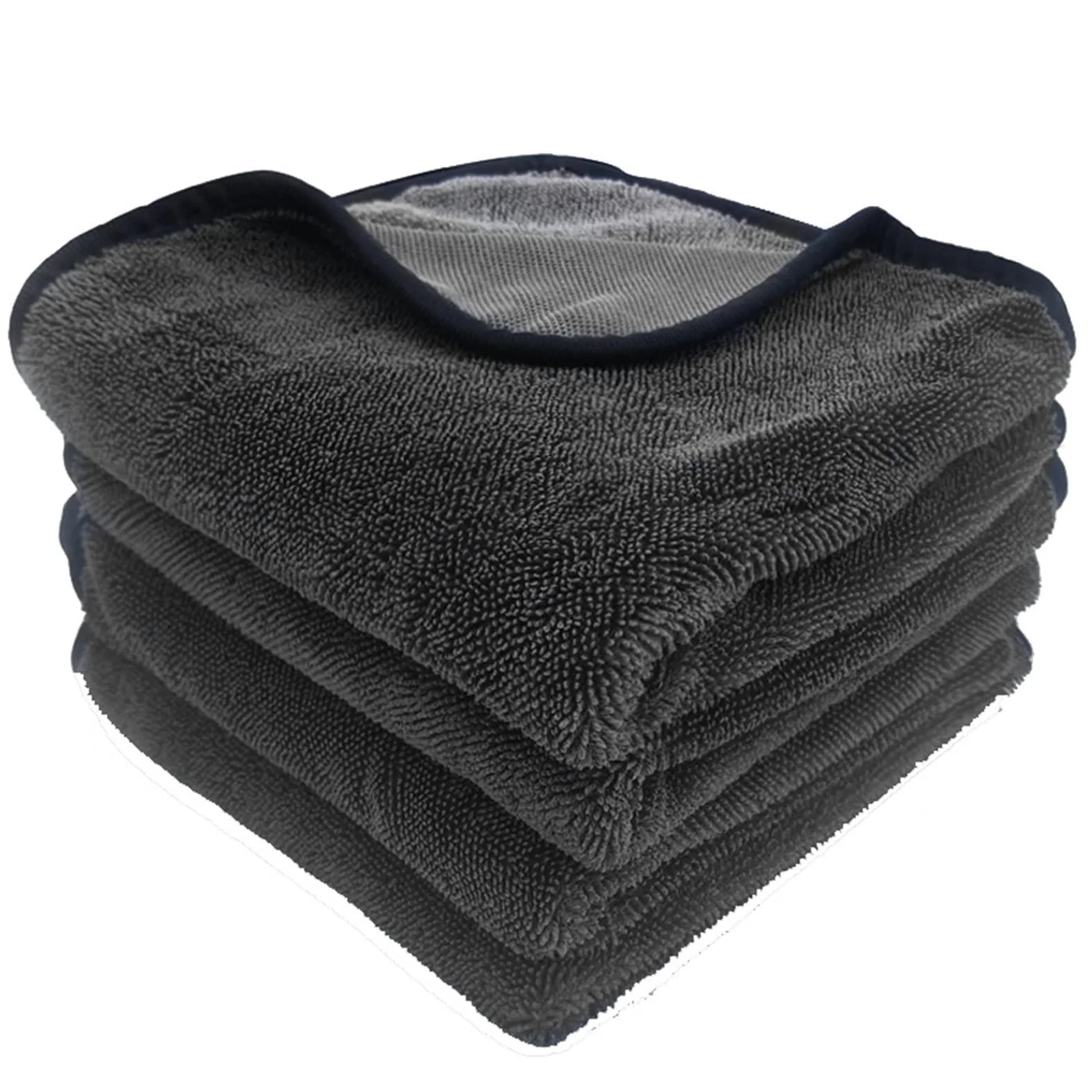TRUSTTWO 40x80cm Microfibra súper Absorbente Toalla de Lavado de automóviles Coche Profesional Limpieza de automóvil Toallas de Secado Paño Compatible con Pantalla de Ventanas de automóviles The New
