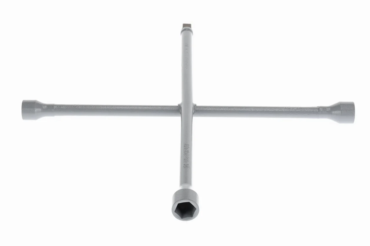 GEDORE Llave tipo cruz, Para automóvil, Anchos de llave 17 x 19 x 21 mm x 1/2" mm, Llave en cruz para ruedas, Cambio de neumáticos coche, Herramienta, 28 PUV