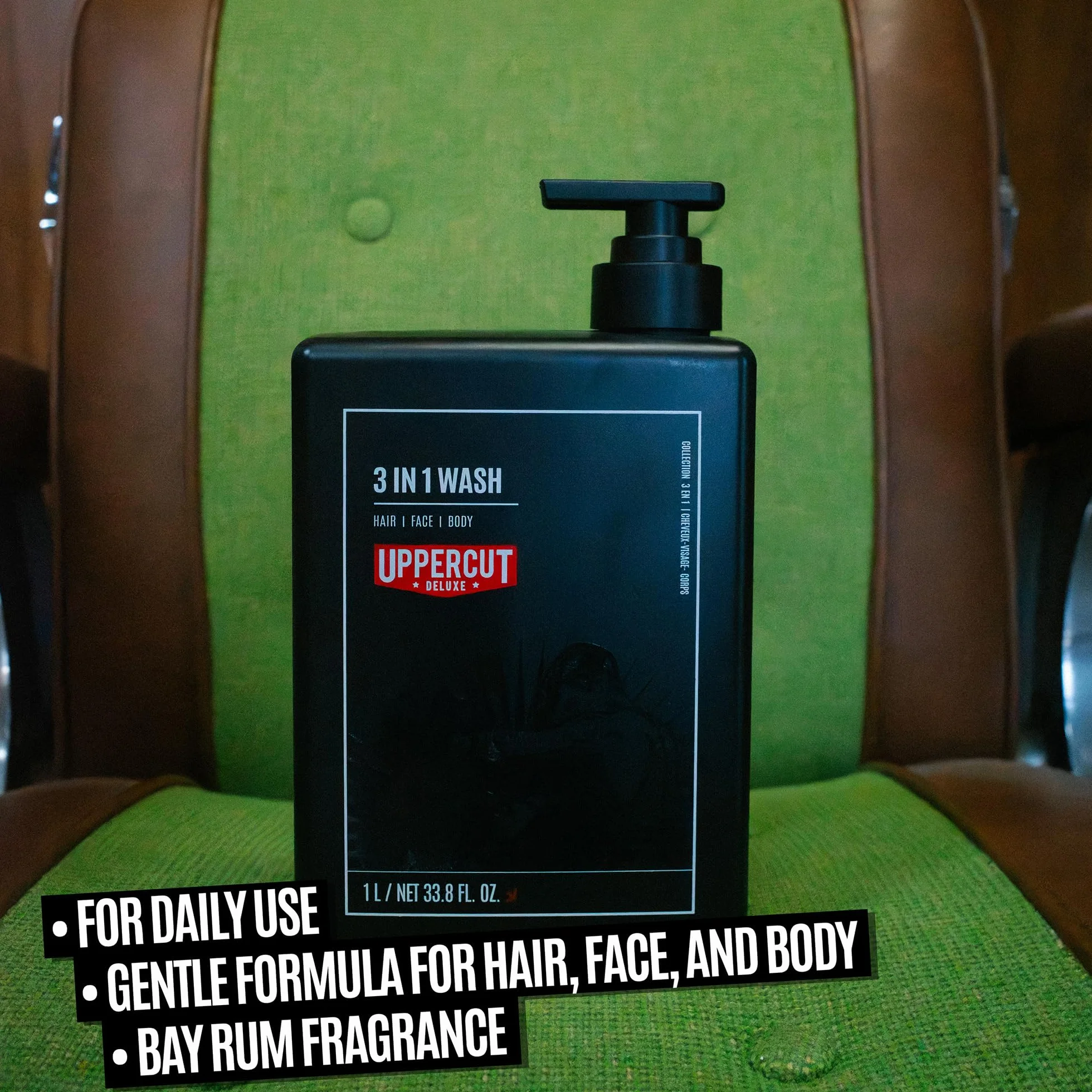 Uppercut Deluxe Gel de lavado 3 en 1 1 litro