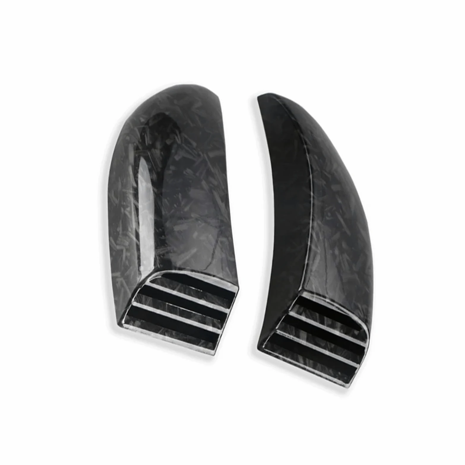 Refrigeración de Pinza de Freno Conductos de Aire de refrigeración del Disco Delantero y Enfriador de Pinza de Freno compatibles con Kawasaki ZX10R, ZX6R, ZX-10R, ZX-6R.(Glossy Black)