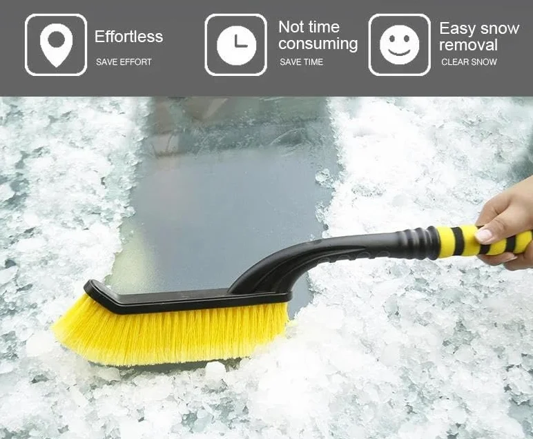 Rascador de hielo para coche Rascador Nieve Coche Herramienta Limpieza Nieve Ventana Y Parabrisas Cepillo Eliminación Nieve Rascador Hielo Para Invierno 1 ~ 7 Uds Rascadores de hielo para coche(Red Gr