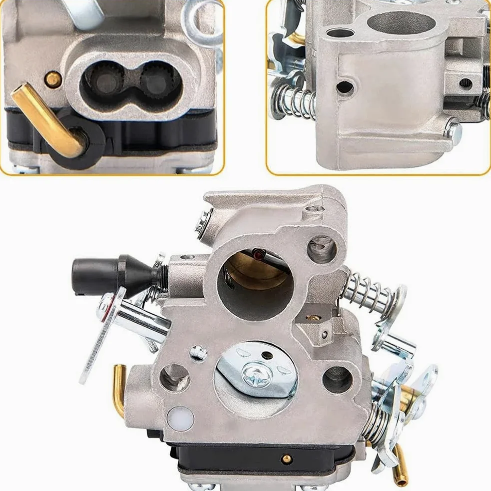 Kit de carburador Compatible con m Husq 240, 235, 120, 120E, 236 y 240E. Juego de Juntas de carburador C1T-W33. Herramienta de jardinería.