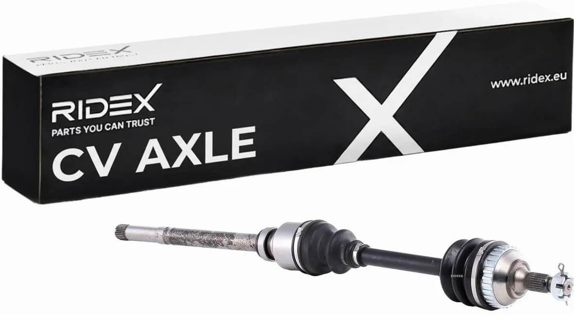 RIDEX 13D0197 Árbol de transmisión Delantero Derecha con apoyo Compatible con CITROËN Berlingo/Berlingo First I MF, GJK, GFK
