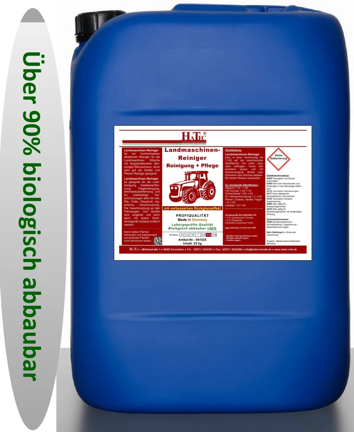 País Máquinas de limpiador 30 kg lavado + Cuidado, hochwirksamer alkalischer limpiador para su uso como