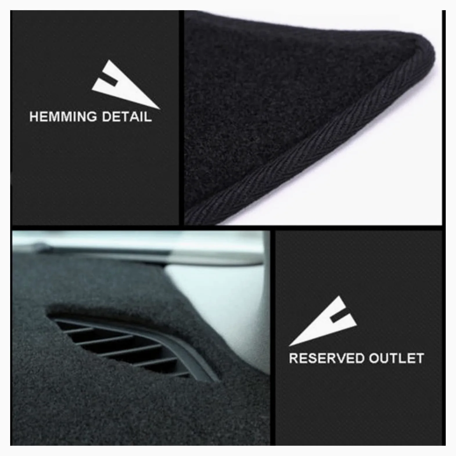 Cubierta Salpicadero Para Toyota Para Corolla Para Auris Para ZRE182 2014-2018 Alfombrilla Protectora Para Salpicadero Alfombrilla Protectora Para Visera Alfombrilla salpicadero ( Talla : RHD Black )