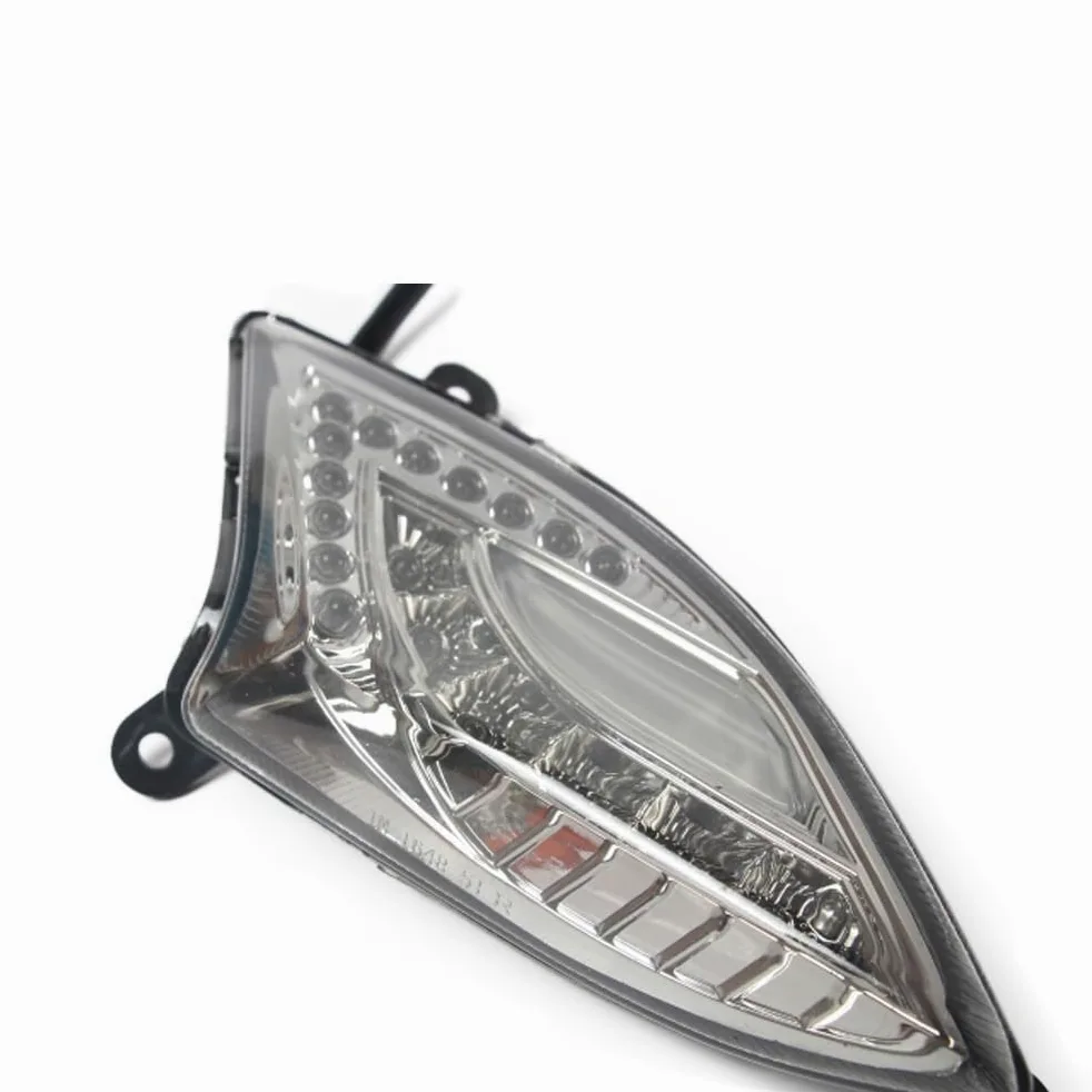 Nisza luces señalización Accesorios De Motocicletas Para YA&MAHA CYGNUS-X SE44J 2008-2012 Motocicleta Scooter Luz LED De Intermitente Luz Indicadora (Color : Red)