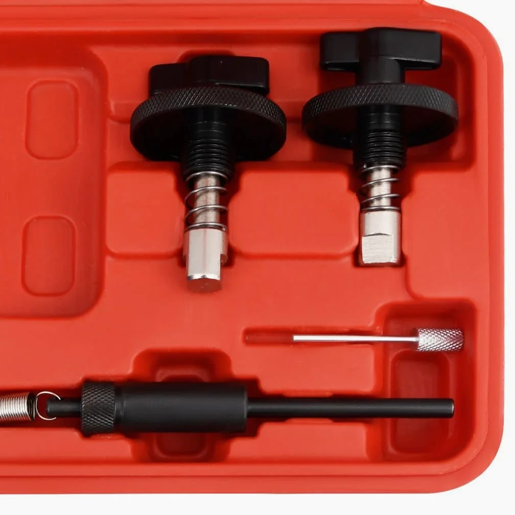 Juego de herramientas de ajuste del árbol de levas para motores diésel Vauxhall 1,3 CDTI con maletín de plástico, juego de 4 piezas para cambio de correa de dientes Z13DT, Z13DTH