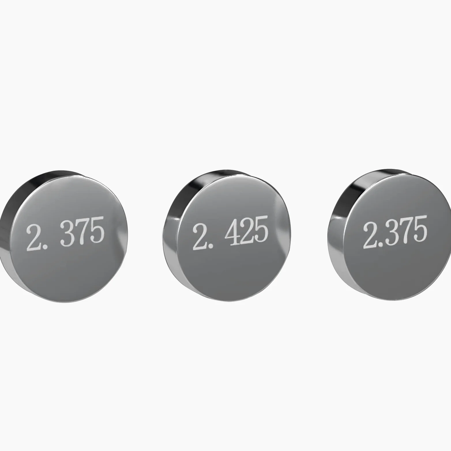 Road Passion 7.48mm Válvulas Cuña Kit 1.225mm-3.475mm Incremento 0.05mm para Suzuki RF600 1994-1996 RF900 1994-1997 RMZ250 2004-2012