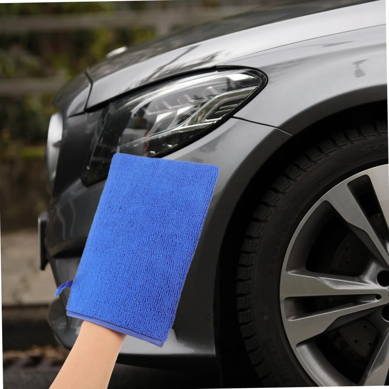 Mobestech 3piezas Guantes De Lavado De Arcilla para Automóviles Manopla De Limpieza De Superficie Elimina Contaminantes como Alquitrán y Polvo De Frenos Reutilizable y Fácil De Usar para
