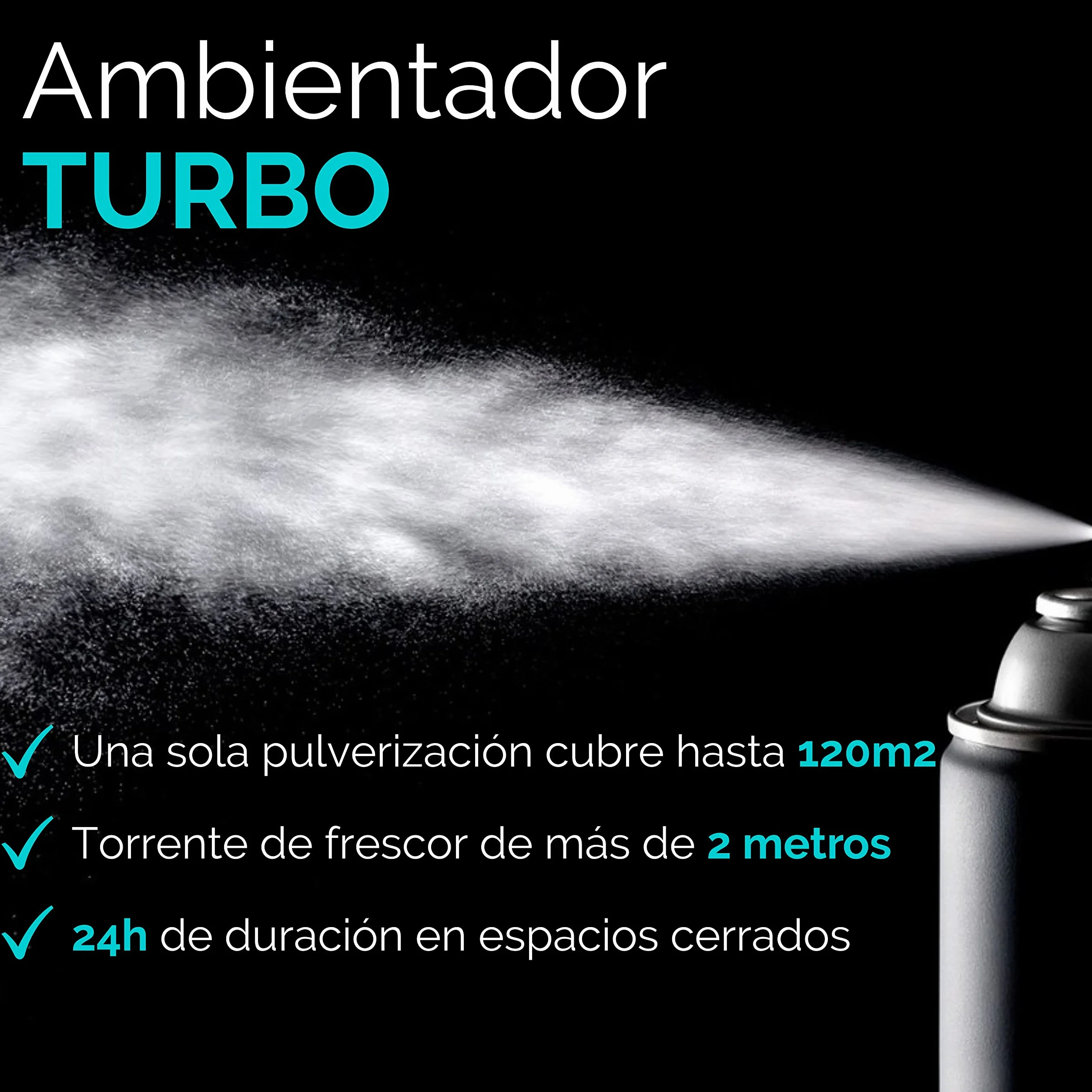 Ambientador Profesional TURBO NEUTRALIZADOR 750 ml. Marofran, Hasta 24H | PH Bienestar, Elimina Olores, Muy Potente, Anti-Tabaco, Dura 24h