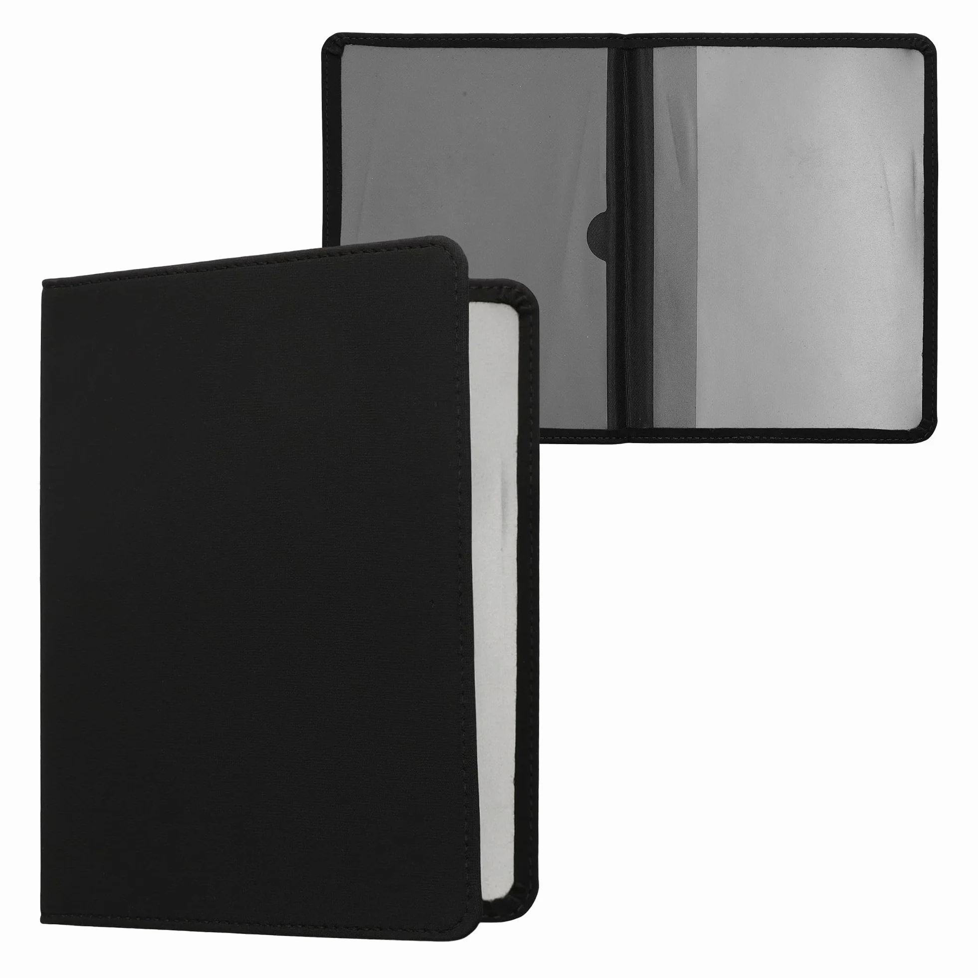 kwmobile Funda para permiso de circulación italiano - Estuche de neopreno para carné de conducir Italia 105 x 148 mm negro