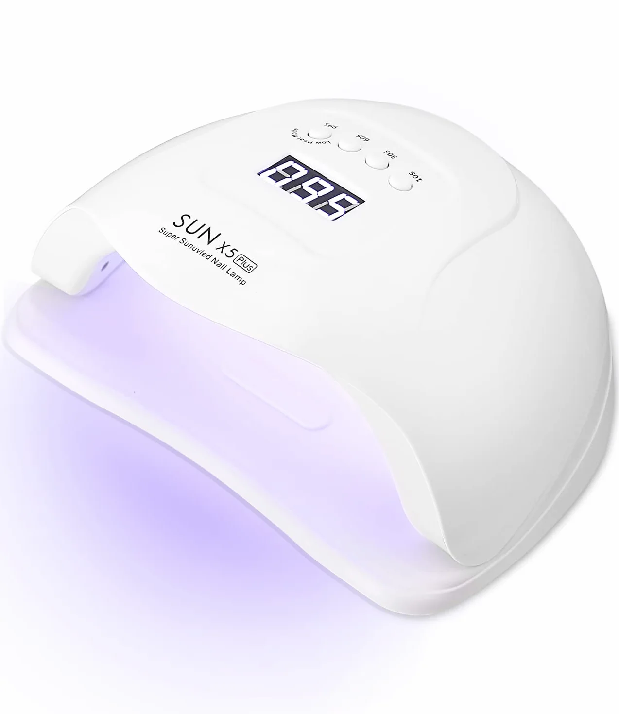 Lampara LED Uñas 168W Secador de Uñas UV Profesional con Sensor Automatico 4 Temporizadores