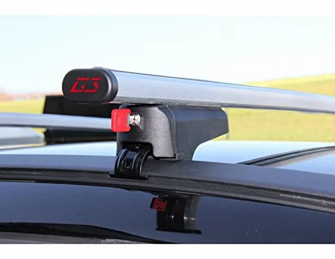G3 - COFRE DE TECHO ALL-TIME 480 + BARRAS DE TECHO DE ALUMINIO MODELO CLOP PARA COCHES CON RAIL BAJO