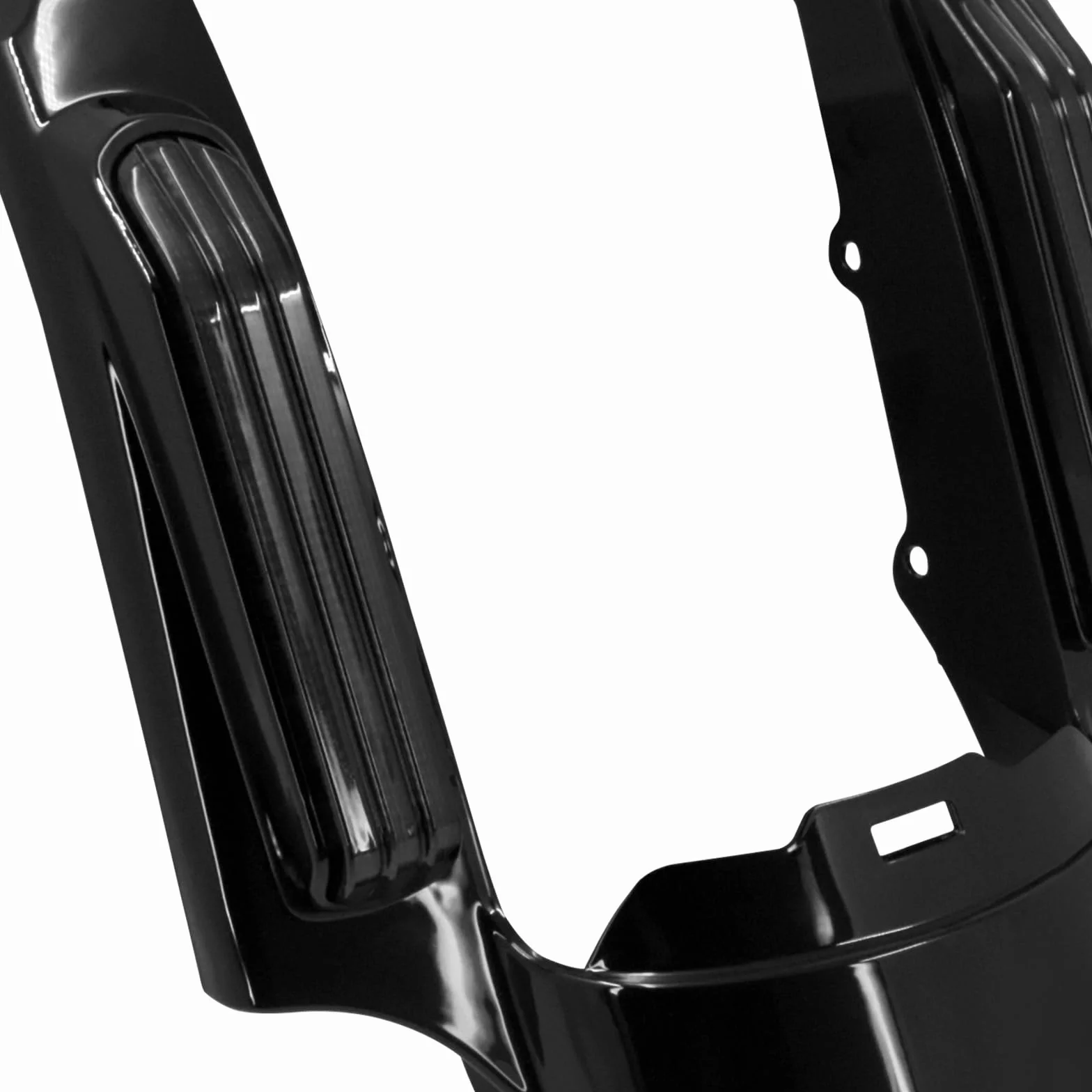 motocicleta trasera Fender Fascia LED luz para Harley Touring Road Glide Street Glide Electra Glide Road King Ultra Limited 14-2019 Negro brillante
