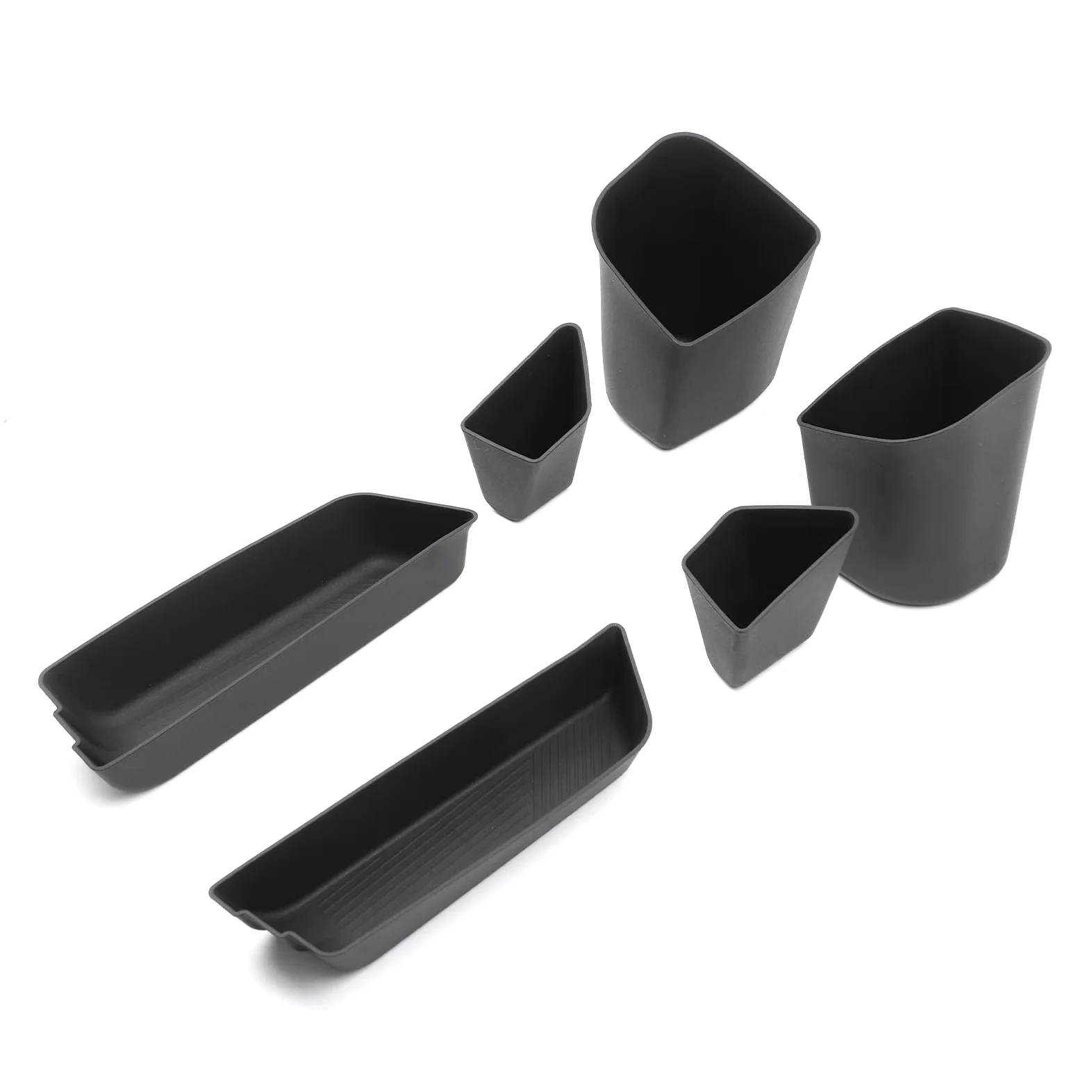 PIUGILH Caja de almacenamiento para puerta delantera de coche adecuada para BMW X3 2025, caja organizadora de puerta de coche para BMW X3 G45 accesorios, juego de 6 organizadores de cenicero de puerta