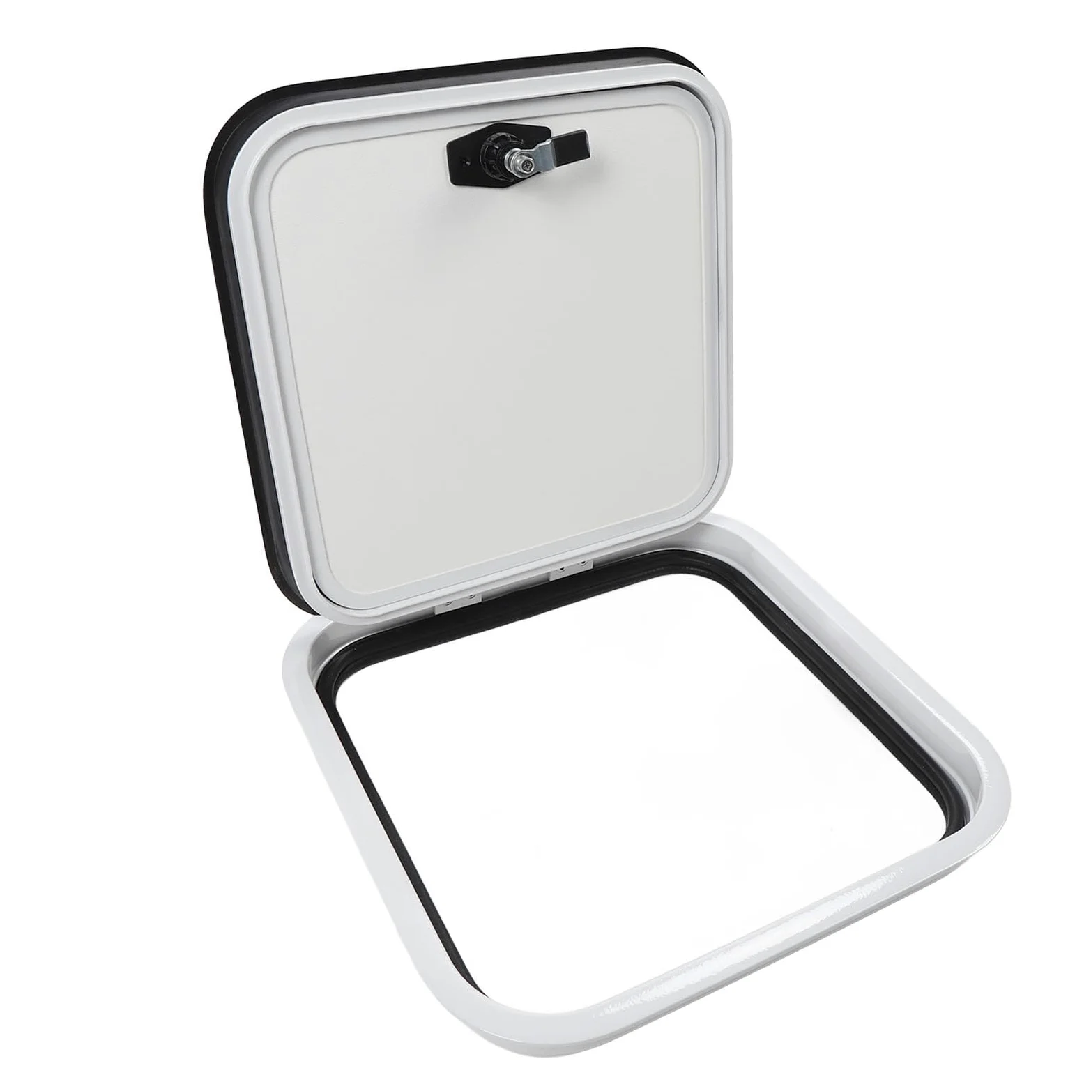 Tbest Puerta de Compartimento para RV, Aleación de Aluminio Duradera, Acceso de Carga de Equipaje de 16 X 16 Pulgadas para Autocaravana y Autocaravana