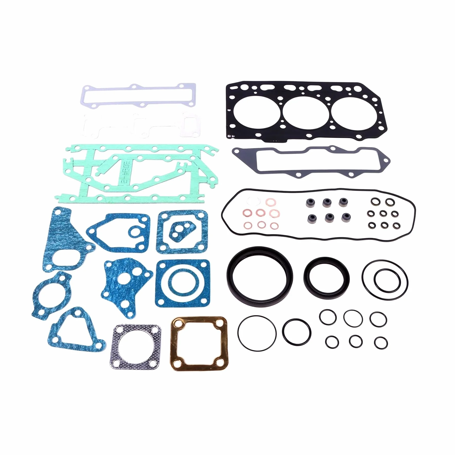 SINOCMP YM729150-92910 YM129001-01340 Kit de juntas de revisión del motor compatible con Yanmar 3TNV88 miniexcavadora cargadora de dirección carretilla elevadora