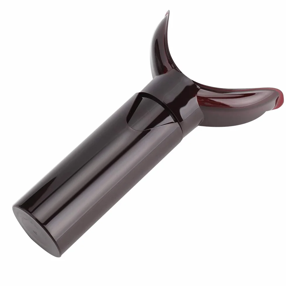 ANGGREK Lip Plumper Tool Succión Mejorador Manual Labios Belleza Rojo oscuro