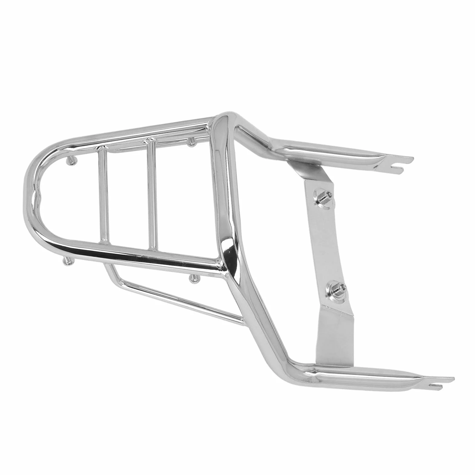 Yosoo Health Gear Portaequipajes Trasero, Portaequipajes Cromado de Acero Al Carbono para Monkey 125 2018 2022, Estante de Almacenamiento Duradero con Pasamanos para Motocicletas
