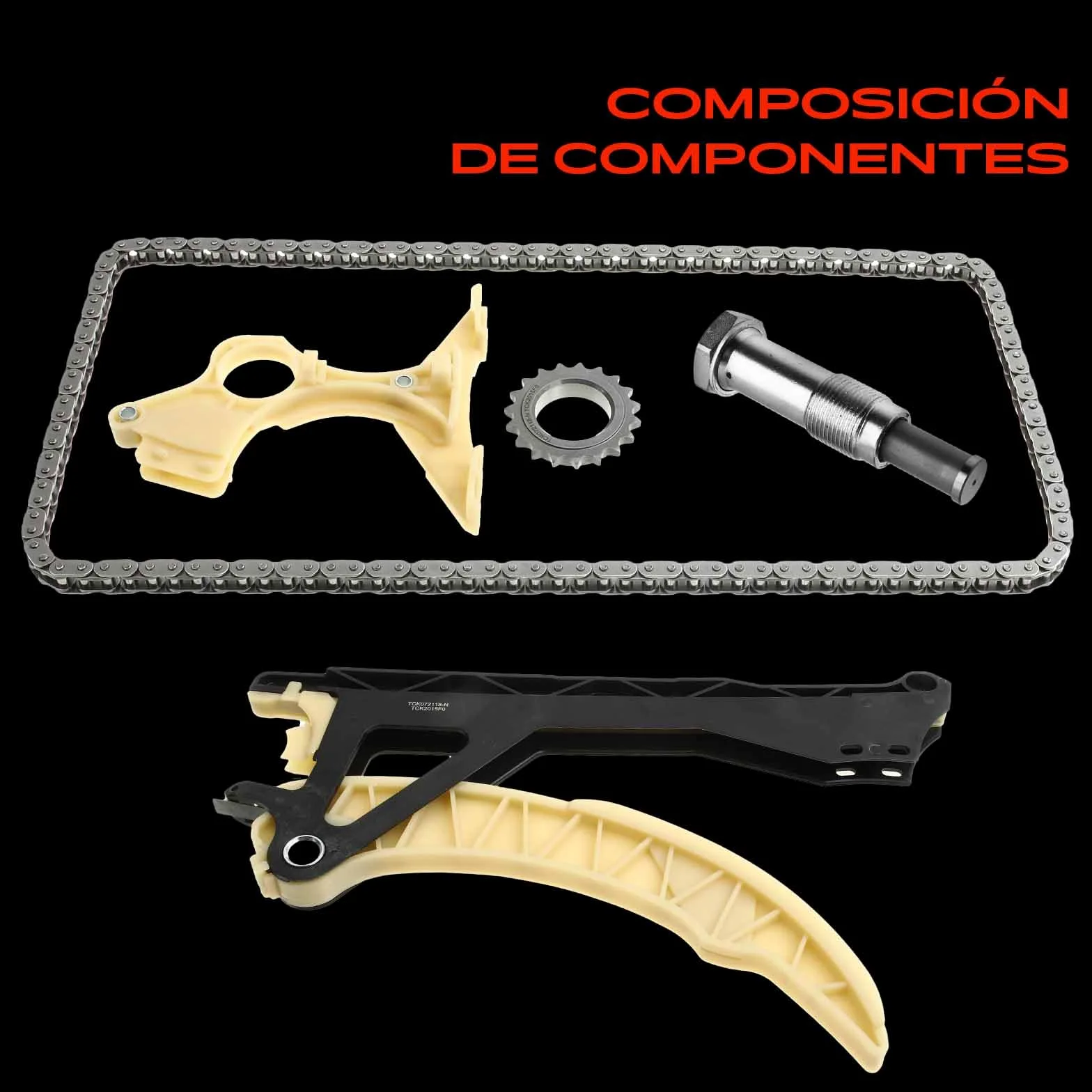 Frankberg Kit de cadena de distribución 11317502180 | Compatible con: Serie 3 E46, Serie 1 E81, Serie 3 Coupé E46, Serie 1 E87, Serie 3 E90, Serie 3 Compact E46