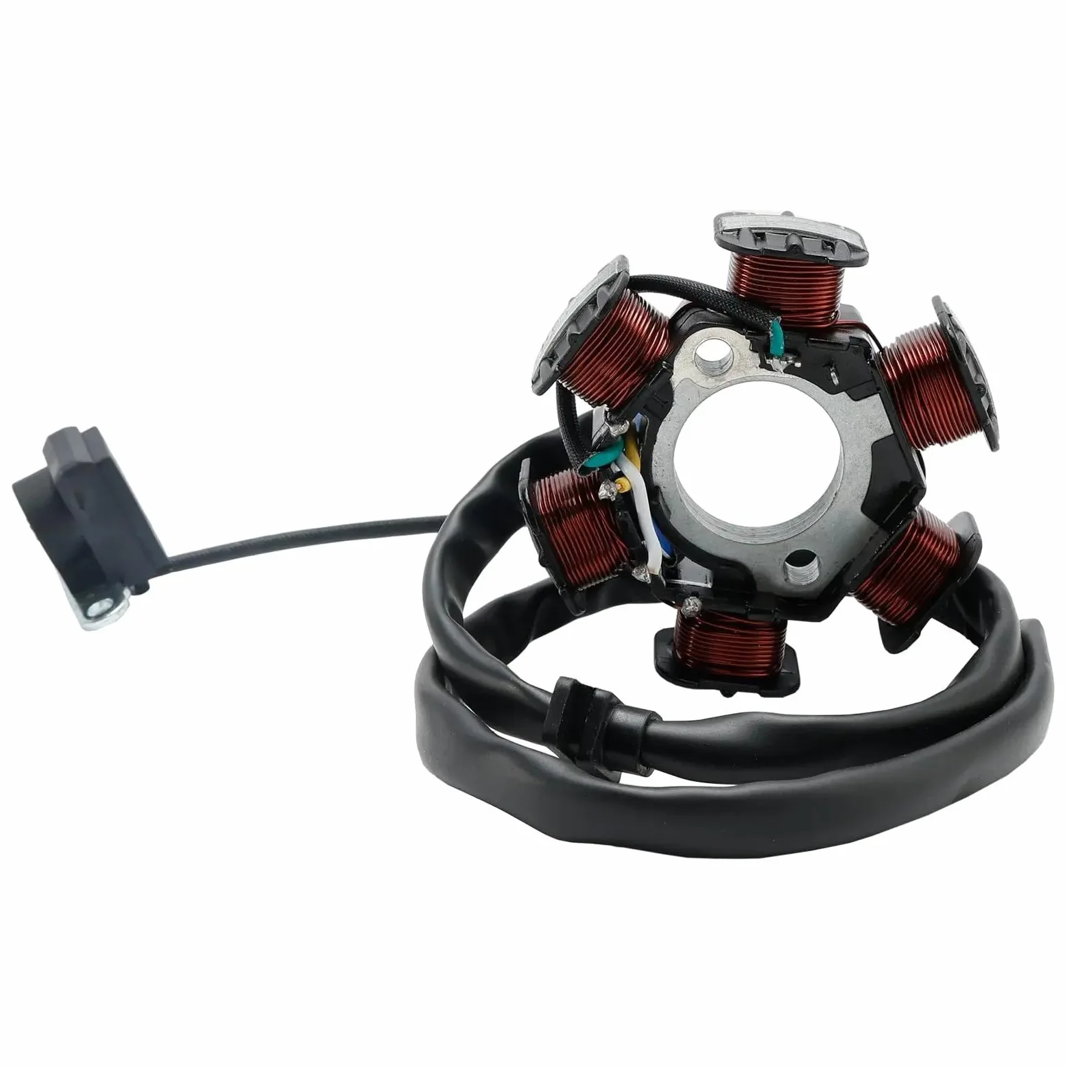 Alternador Stator Estator Compatible Con Aeon Para RS125 RS180 RSII125 RSII180 Para Utility 125 180 Para Overland 125 180 ATV 31120119-00A Generador De Estator De 4 Cables