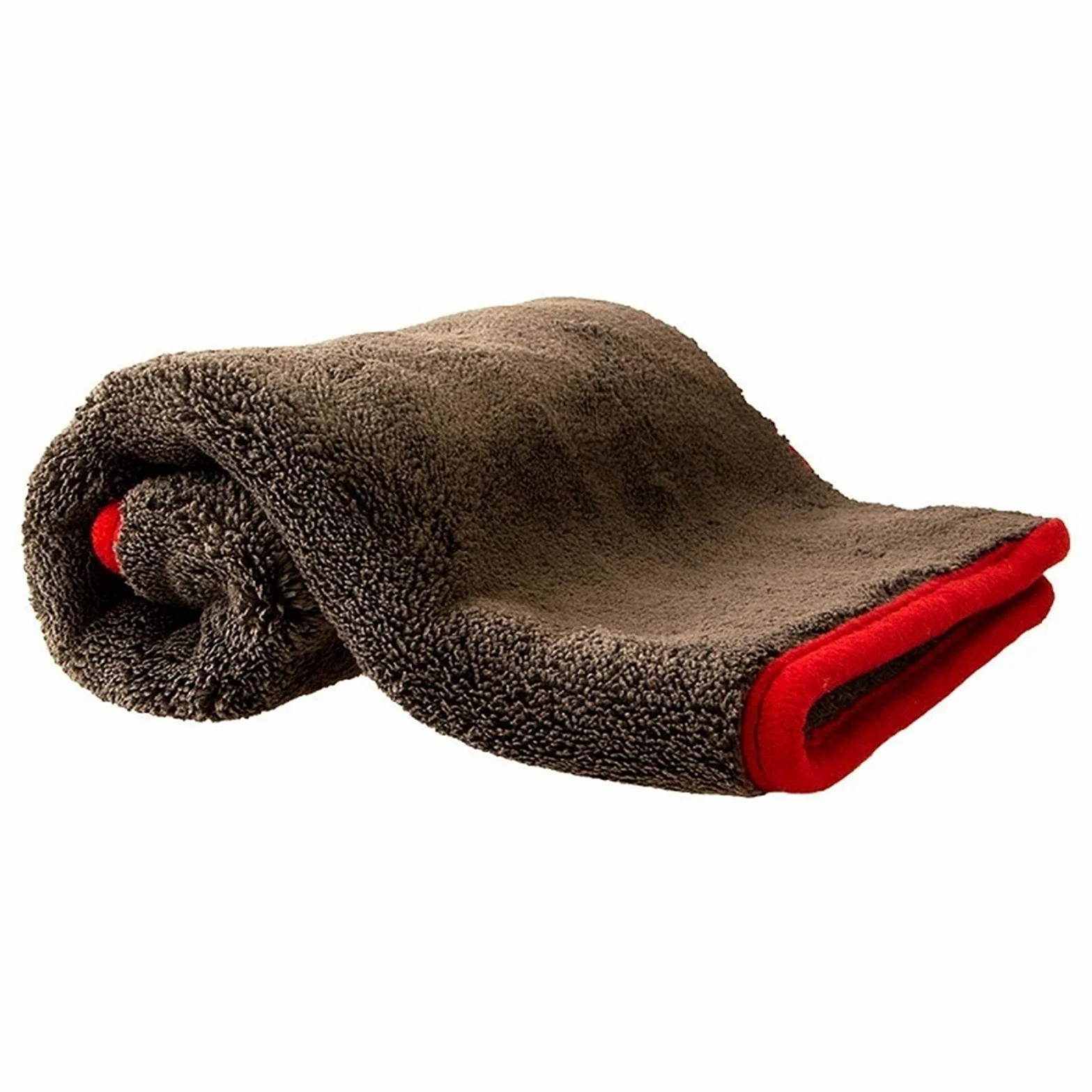 ACiyD Toalla Seca Paños de Limpieza para Autos Mejorados 1200gsm Toalla de Secado para Autos Ultra Gruesa Paño de Microfibra Toalla de Limpieza súper Absorbente Suave (Color : Black) (Rojo)